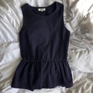 madewell peplum top